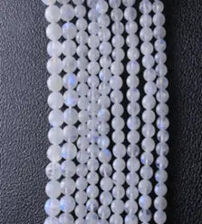 Natural Gemstone Loose Beads Necklace - moonstone A - NO.145 ABC Jewelries